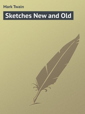 cover image of Sketches New and Old